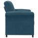 1-Zits Bank Blauw 88 x 83 x 95 cm Fluweel