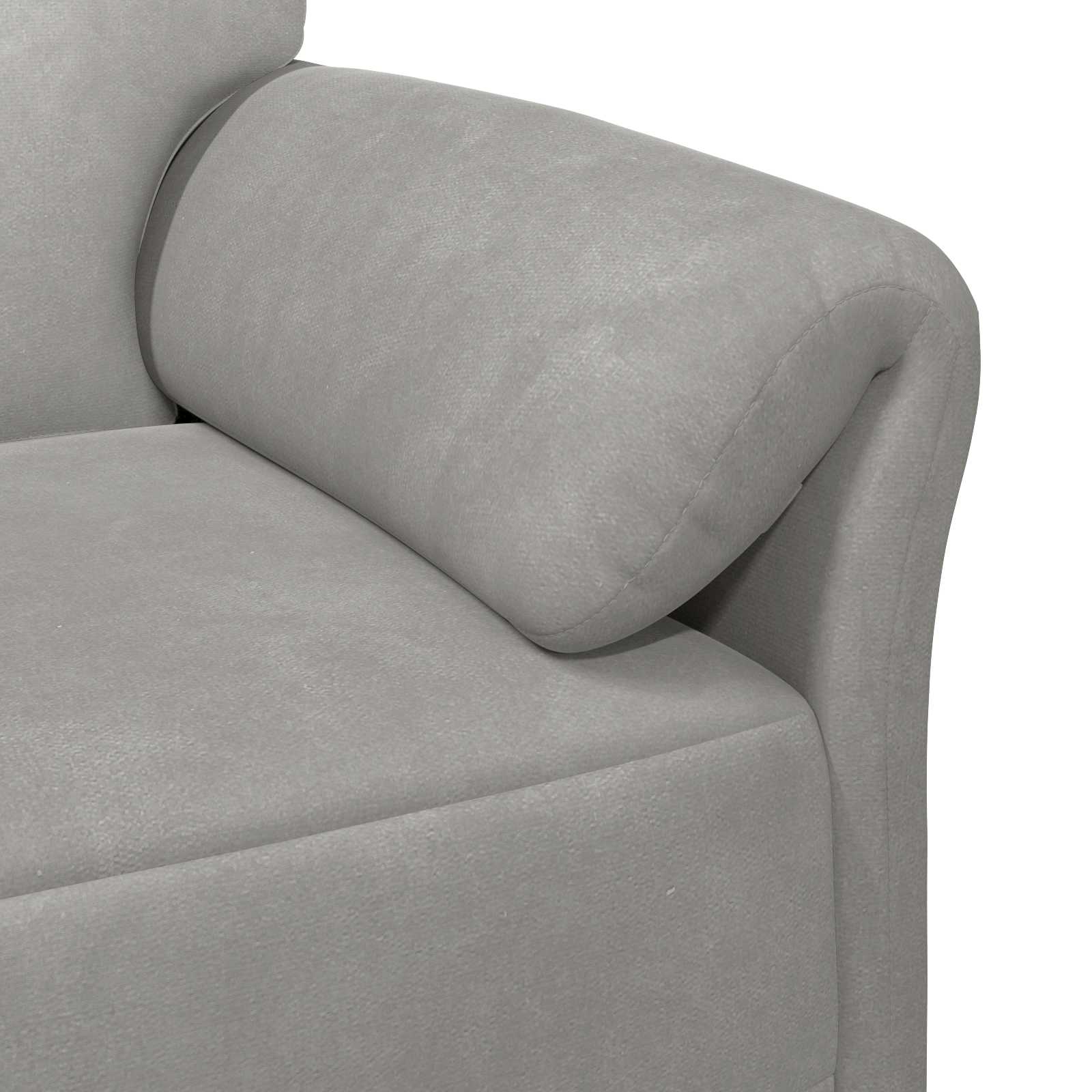 2-Zits Sofa Lichtgrijs 138 x 83 x 95 cm Fluweel