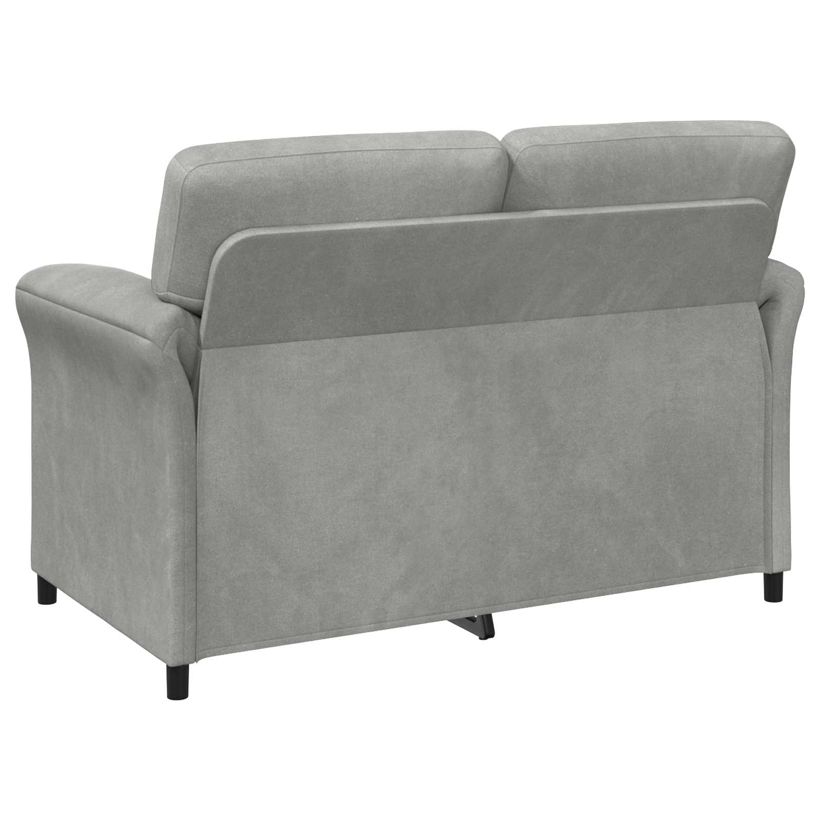 2-Zits Sofa Lichtgrijs 138 x 83 x 95 cm Fluweel
