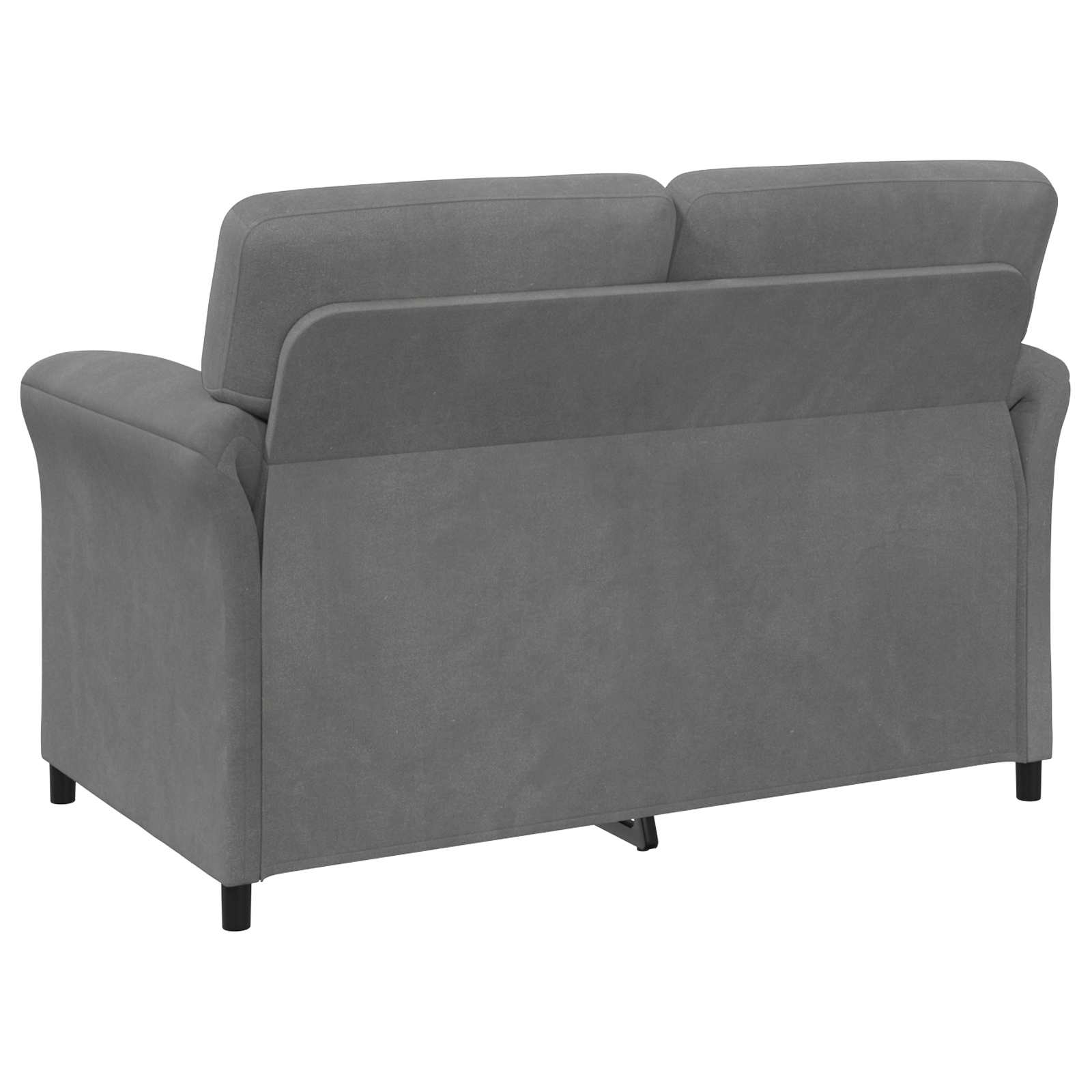 2-Zits Sofa Donkergrijs 138 x 83 x 95 cm Fluweel