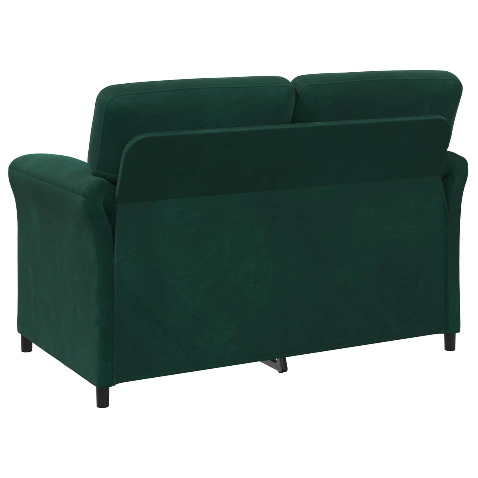 2-Zits Sofa Donkergroen 138 x 83 x 95 cm Fluweel