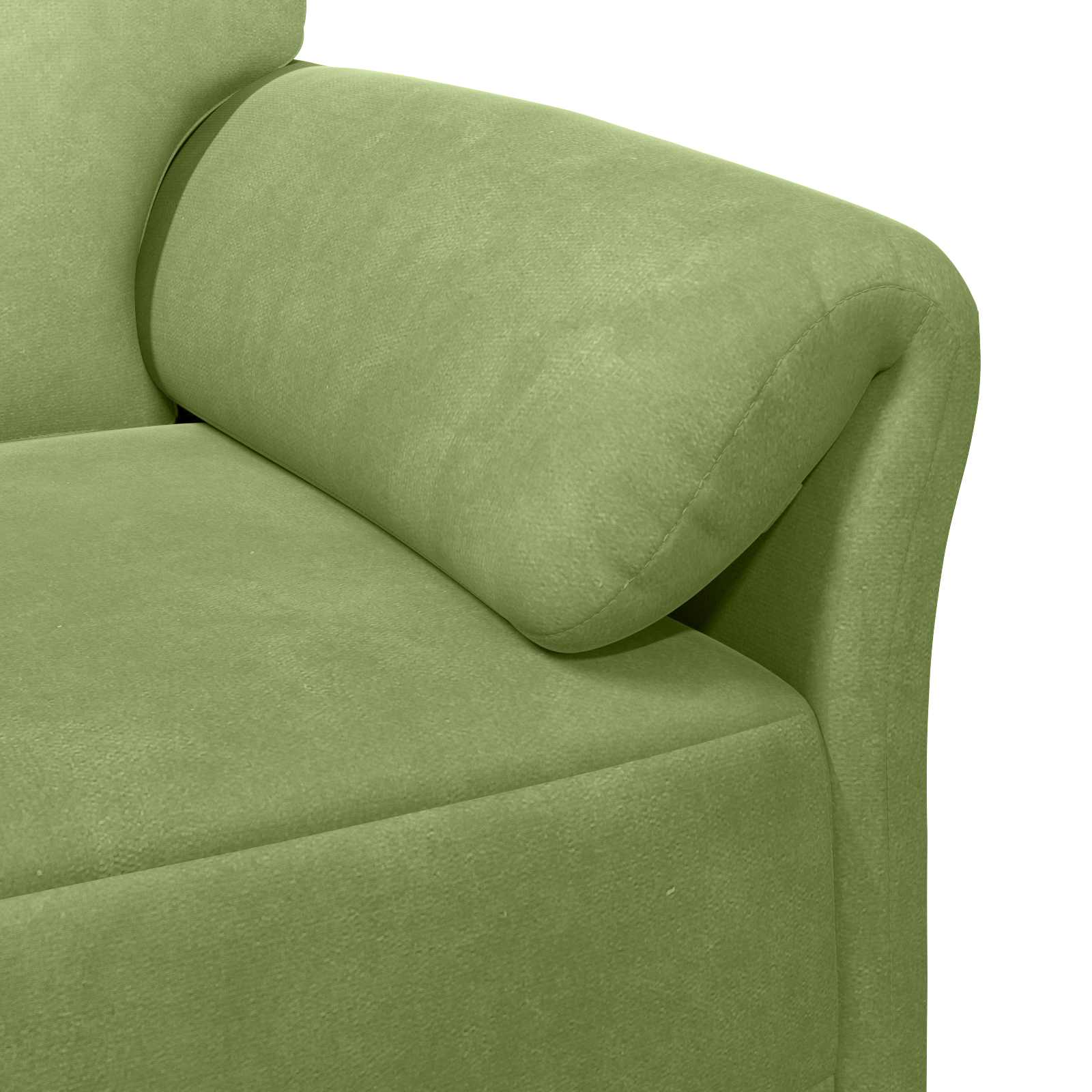 2-Zits Sofa Lichtgroen 138 x 83 x 95 cm Fluweel