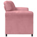 2-Zits Sofa Roze 138 x 83 x 95 cm Fluweel