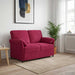 2-Zits Sofa Wijnrood 138 x 83 x 95 cm Fluweel