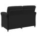2-Zits Sofa Zwart 138 x 83 x 95 cm Fluweel