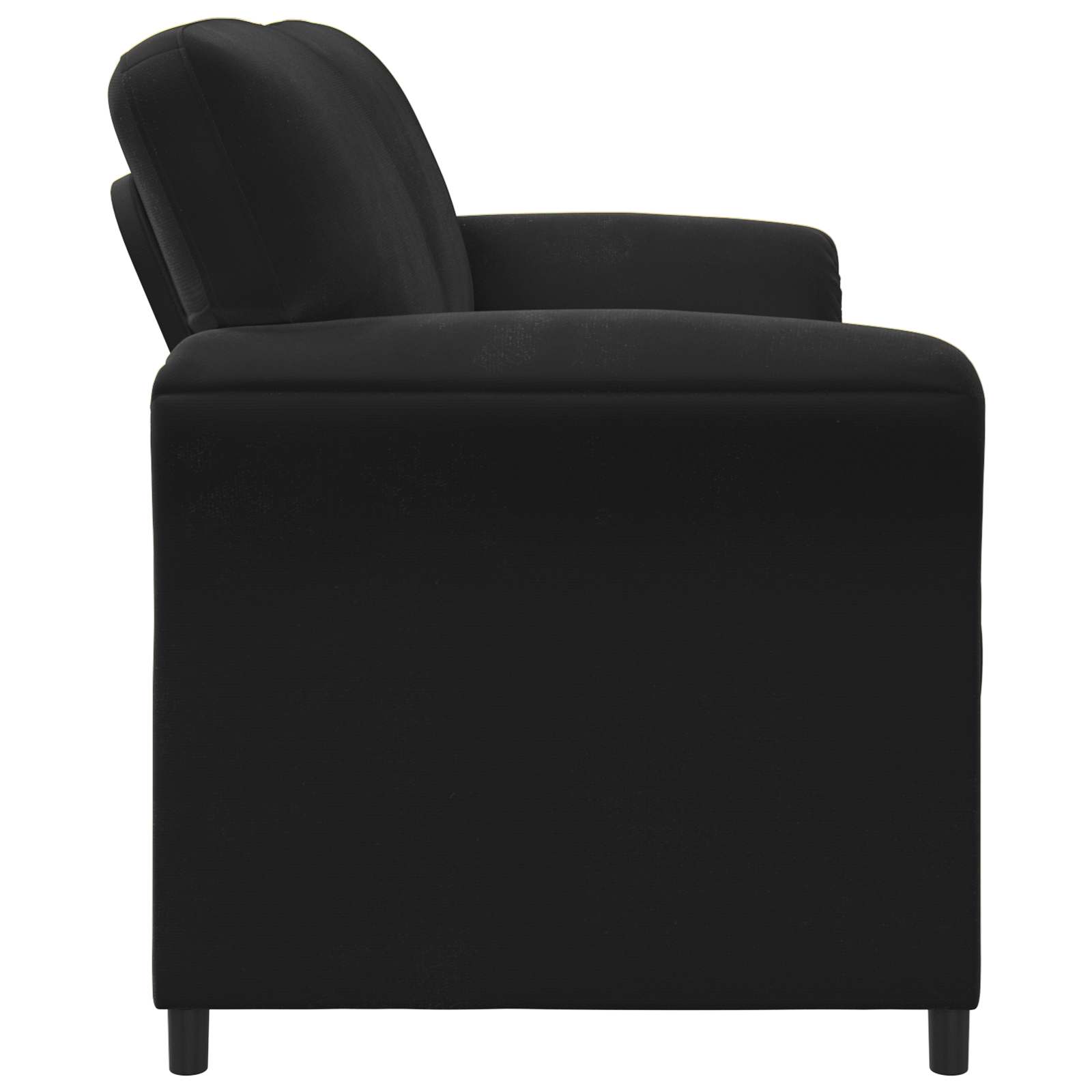 2-Zits Sofa Zwart 138 x 83 x 95 cm Fluweel