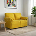 2-Zits Sofa Geel 138 x 83 x 95 cm Fluweel