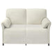 2-Zits Sofa Crèmekleurig 138 x 83 x 95 cm Fluweel