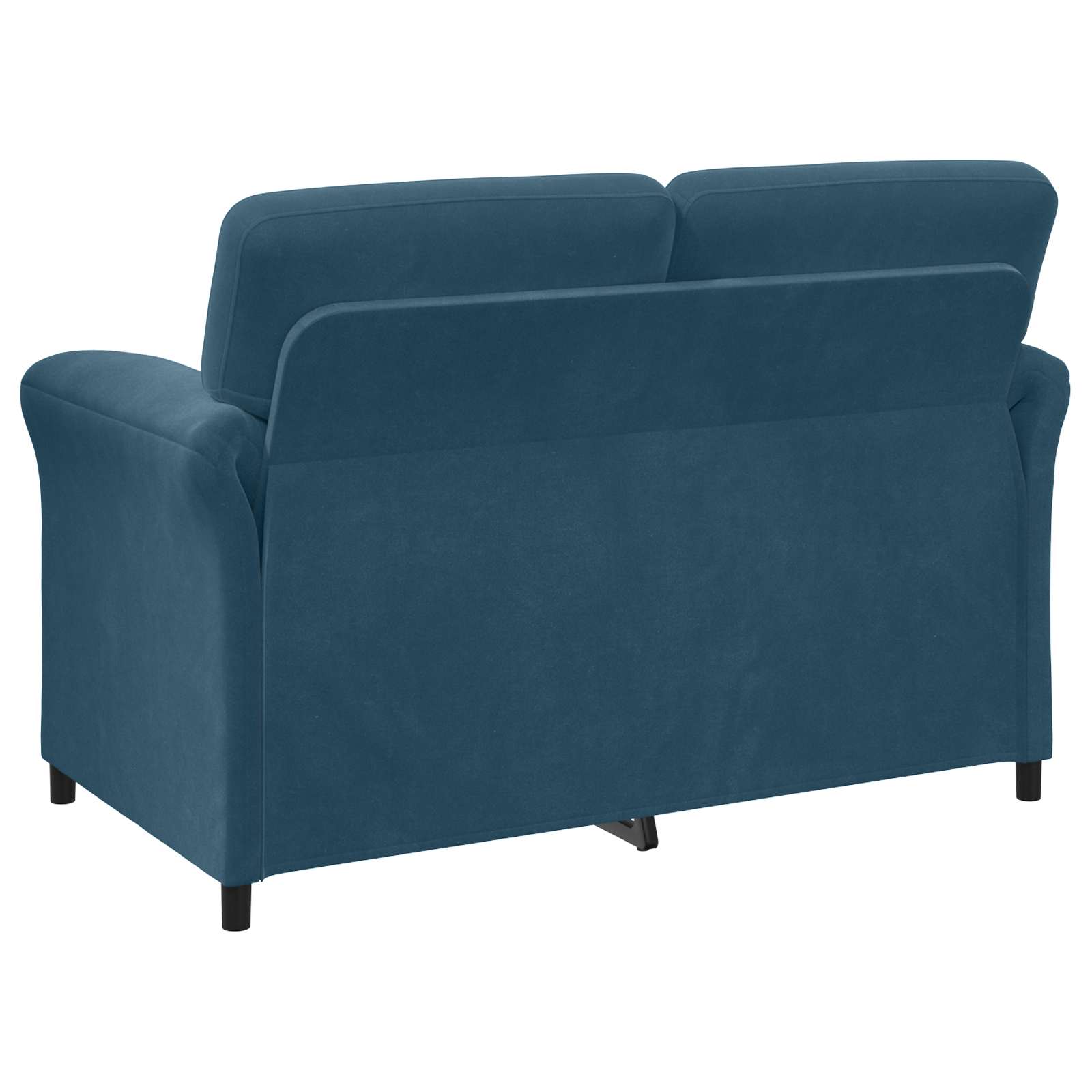 2-Zits Sofa Blauw 138 x 83 x 95 cm Fluweel