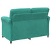 2-Zits Sofa Turquoise 138 x 83 x 95 cm Fluweel