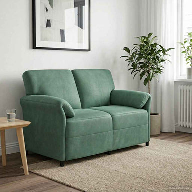 2-Zits Sofa Zeegroen 138 x 83 x 95 cm Fluweel