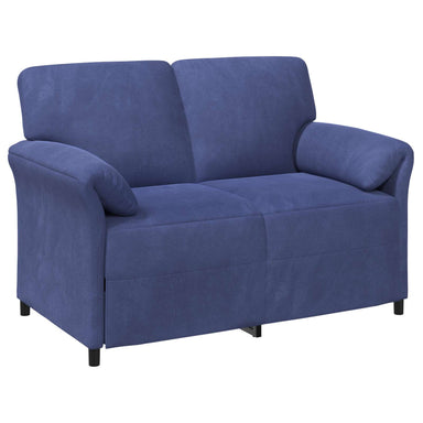 2-Zits Sofa Politieblauw 138 x 83 x 95 cm Fluweel