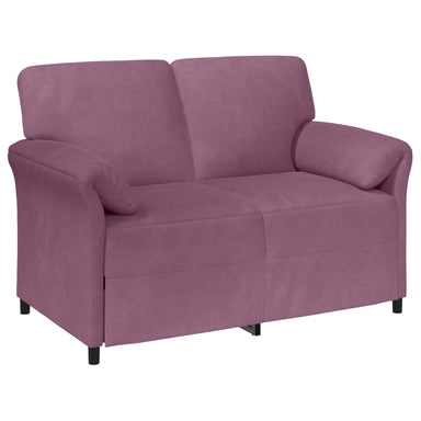 2-Zits Sofa Paars 138 x 83 x 95 cm Fluweel