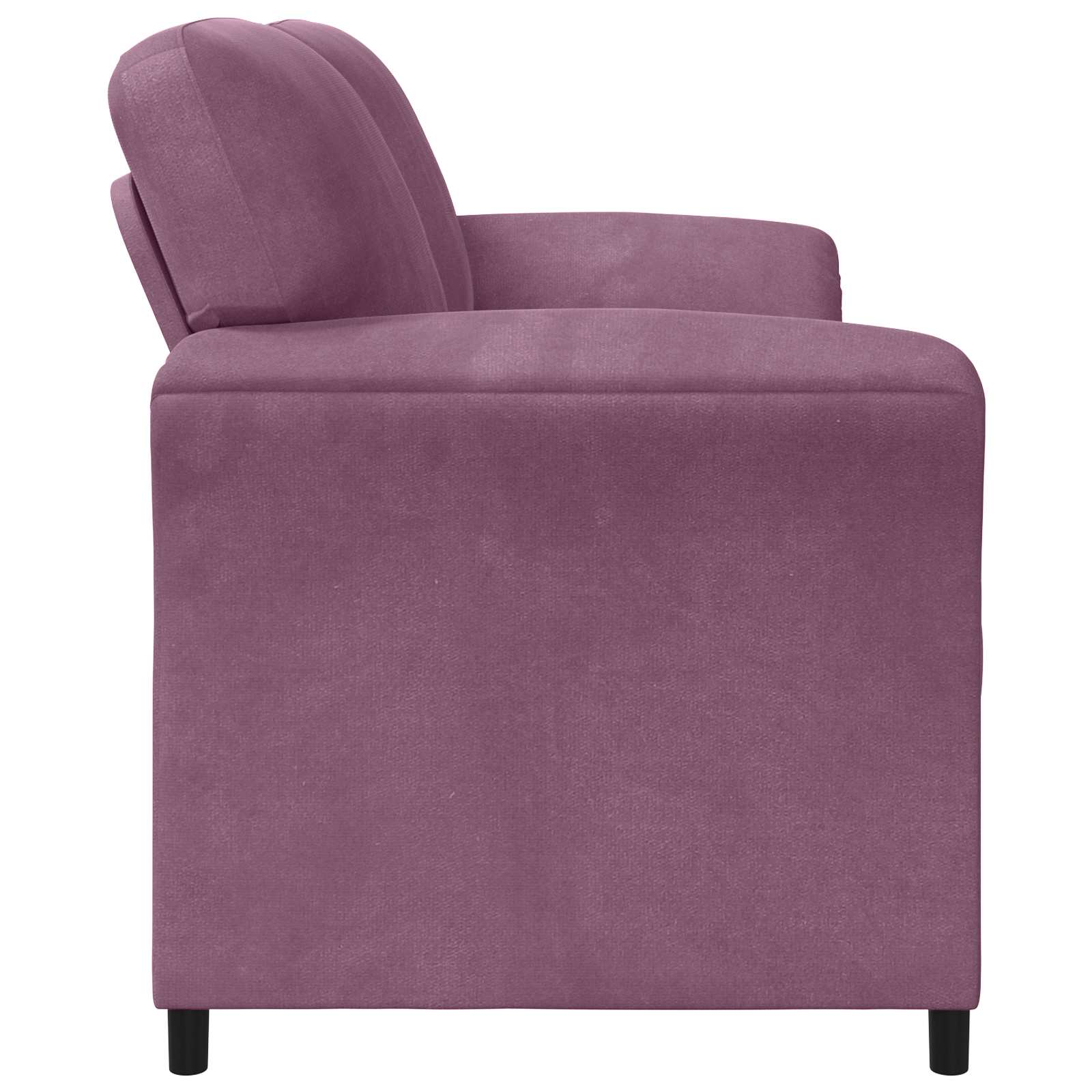 2-Zits Sofa Paars 138 x 83 x 95 cm Fluweel