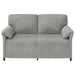 2-Zits Sofa Lichtgrijs 158 x 83 x 95 cm Fluweel