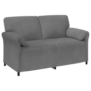2-Zits Sofa Donkergrijs 158 x 83 x 95 cm Fluweel