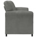 2-Zits Sofa Donkergrijs 158 x 83 x 95 cm Fluweel