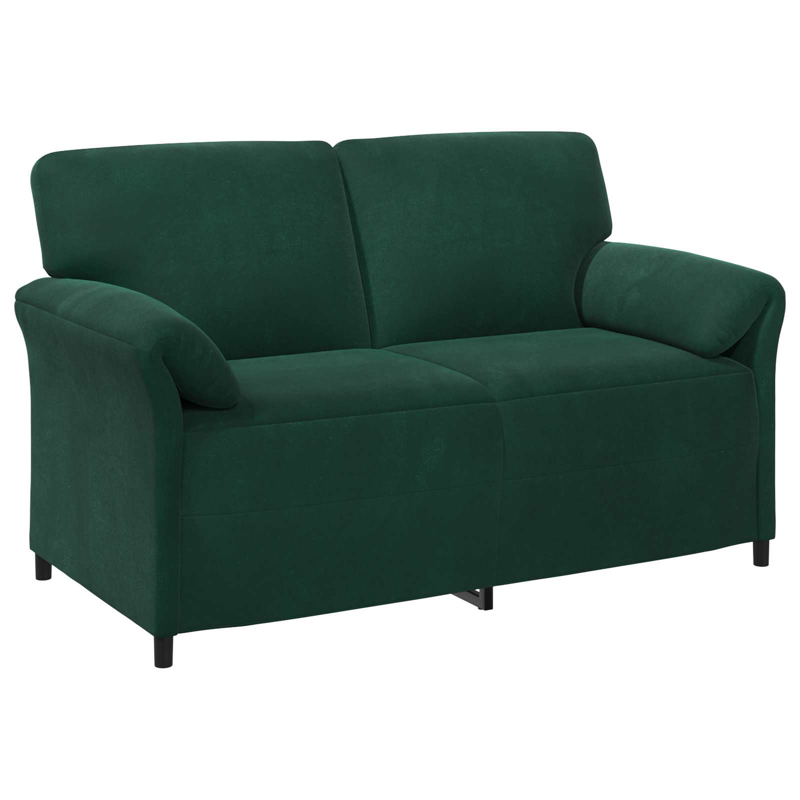 2-Zits Sofa Donkergroen 158 x 83 x 95 cm Fluweel
