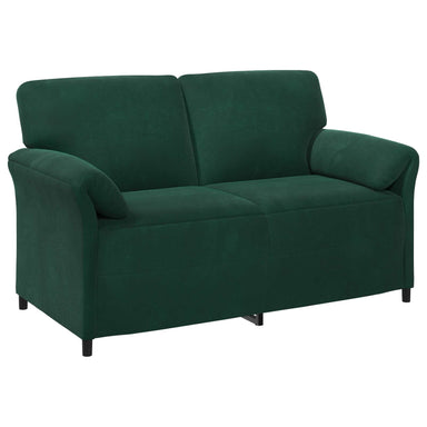 2-Zits Sofa Donkergroen 158 x 83 x 95 cm Fluweel
