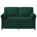 2-Zits Sofa Donkergroen 158 x 83 x 95 cm Fluweel