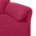2-Zits Sofa Wijnrood 158 x 83 x 95 cm Fluweel
