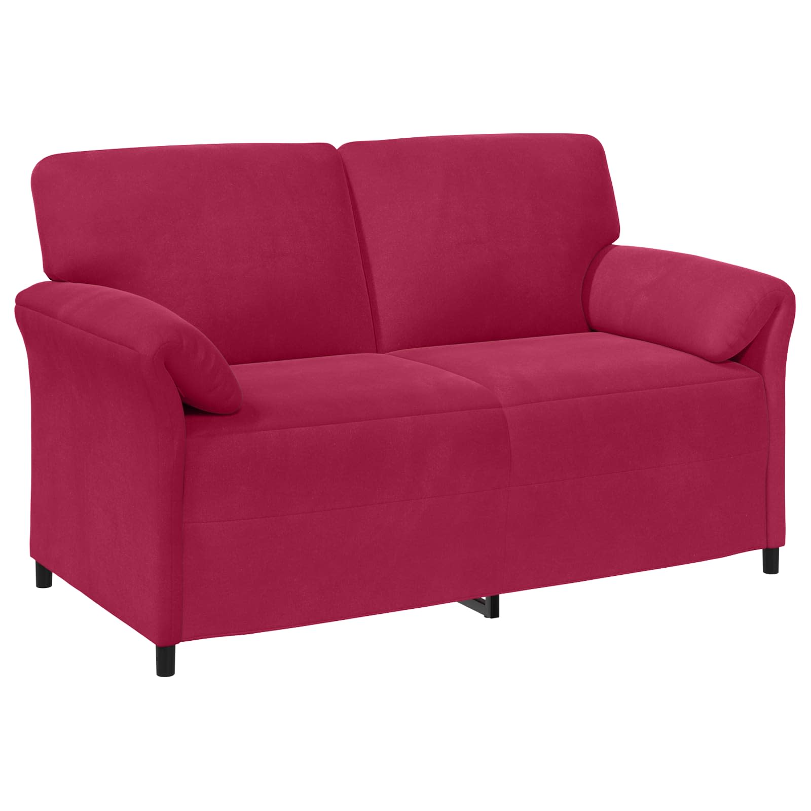 2-Zits Sofa Wijnrood 158 x 83 x 95 cm Fluweel