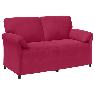 2-Zits Sofa Wijnrood 158 x 83 x 95 cm Fluweel