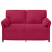2-Zits Sofa Wijnrood 158 x 83 x 95 cm Fluweel