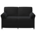 2-Zits Sofa Zwart 158 x 83 x 95 cm Fluweel