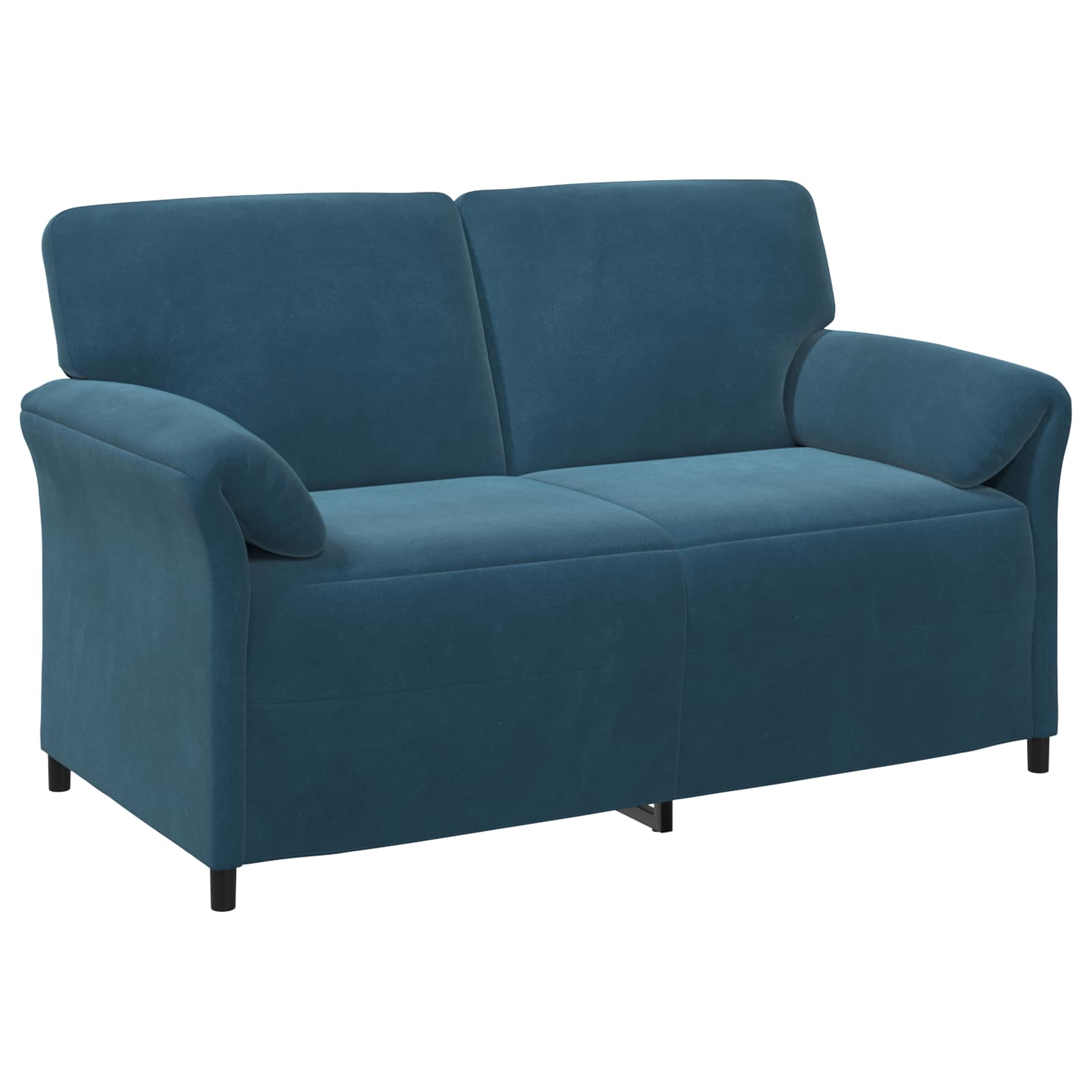 2-Zits Sofa Blauw 158 x 83 x 95 cm Fluweel