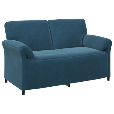 2-Zits Sofa Blauw 158 x 83 x 95 cm Fluweel