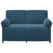 2-Zits Sofa Blauw 158 x 83 x 95 cm Fluweel