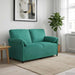 2-Zits Sofa Turquoise 158 x 83 x 95 cm Fluweel