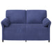 2-Zits Sofa Politieblauw 158 x 83 x 95 cm Fluweel