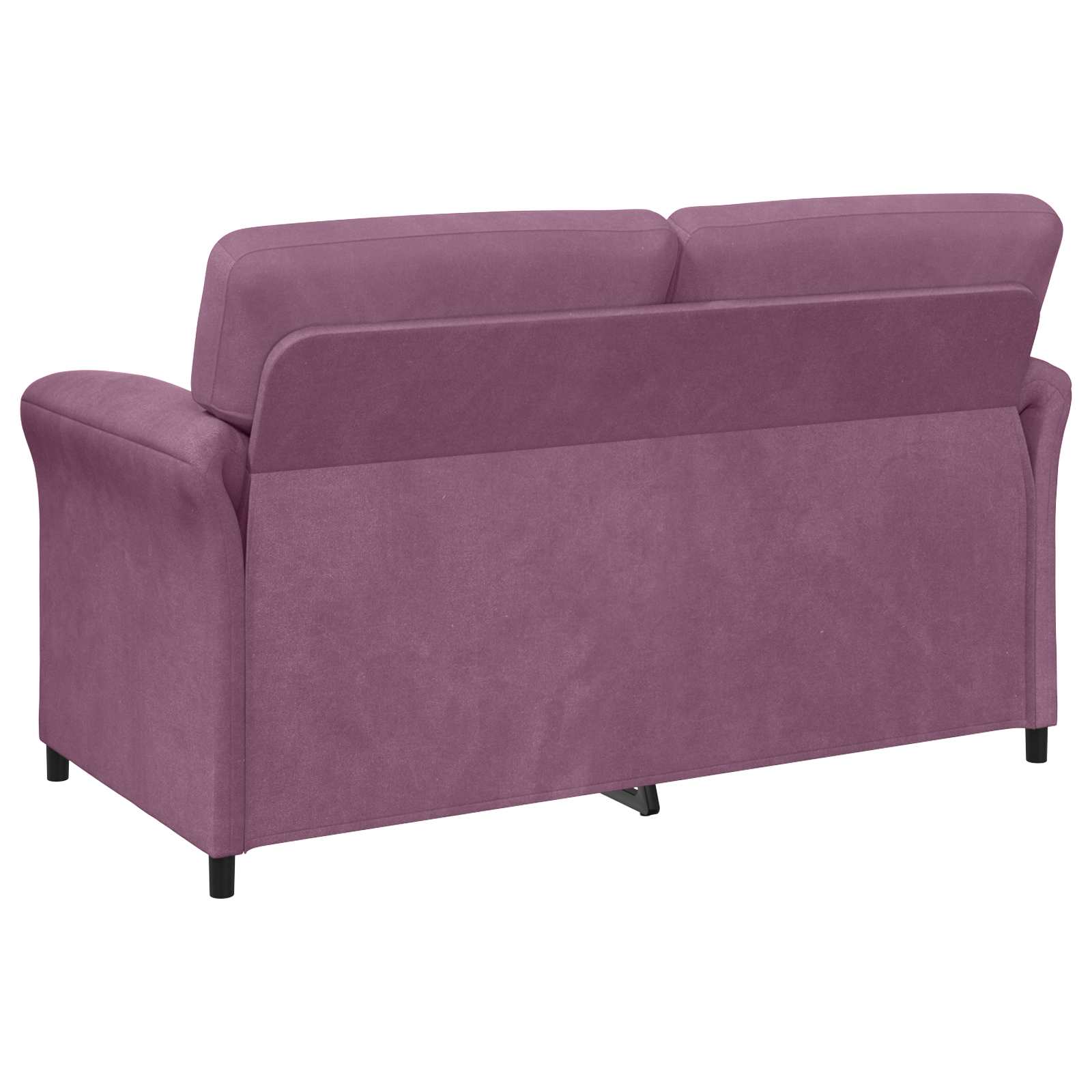 2-Zits Sofa Paars 158 x 83 x 95 cm Fluweel