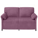 2-Zits Sofa Paars 158 x 83 x 95 cm Fluweel