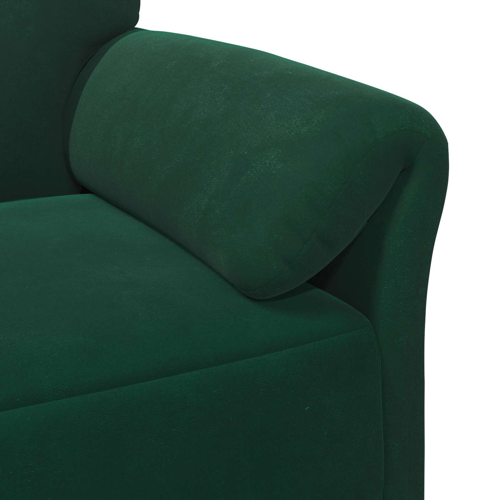 3-Zits Bank Donkergroen 198 x 83 x 95 cm Fluweel