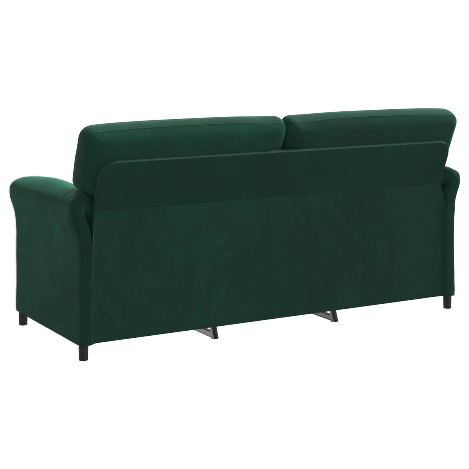 3-Zits Bank Donkergroen 198 x 83 x 95 cm Fluweel