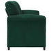 3-Zits Bank Donkergroen 198 x 83 x 95 cm Fluweel