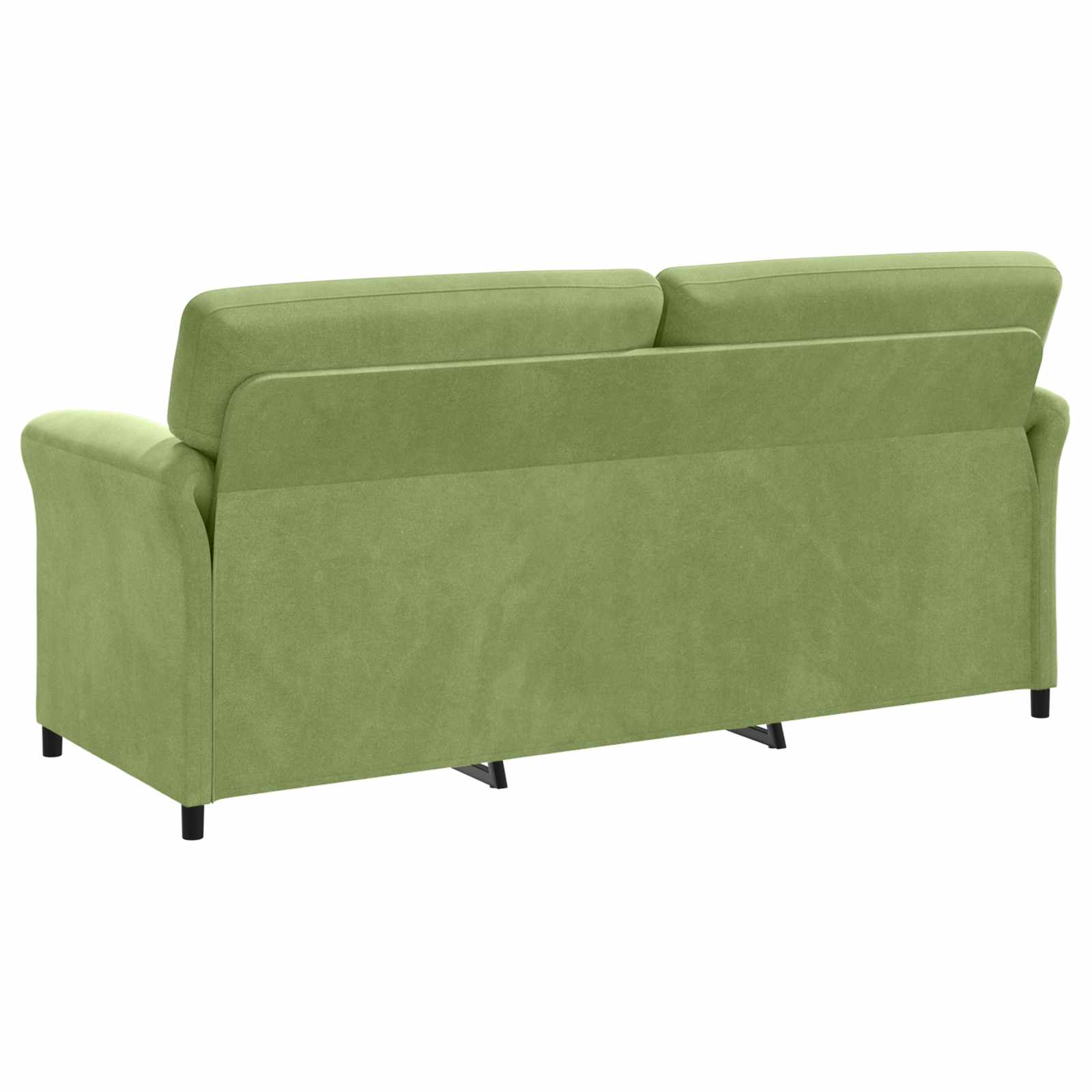 3-Zits Bank Lichtgroen 198 x 83 x 95 cm Fluweel