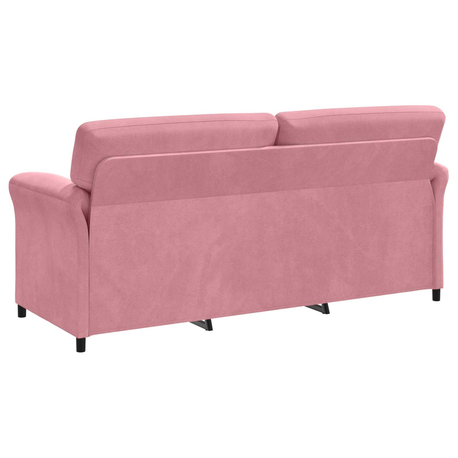 3-Zits Bank Roze 198 x 83 x 95 cm Fluweel