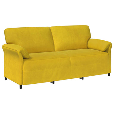 3-Zits Bank Geel 198 x 83 x 95 cm Fluweel