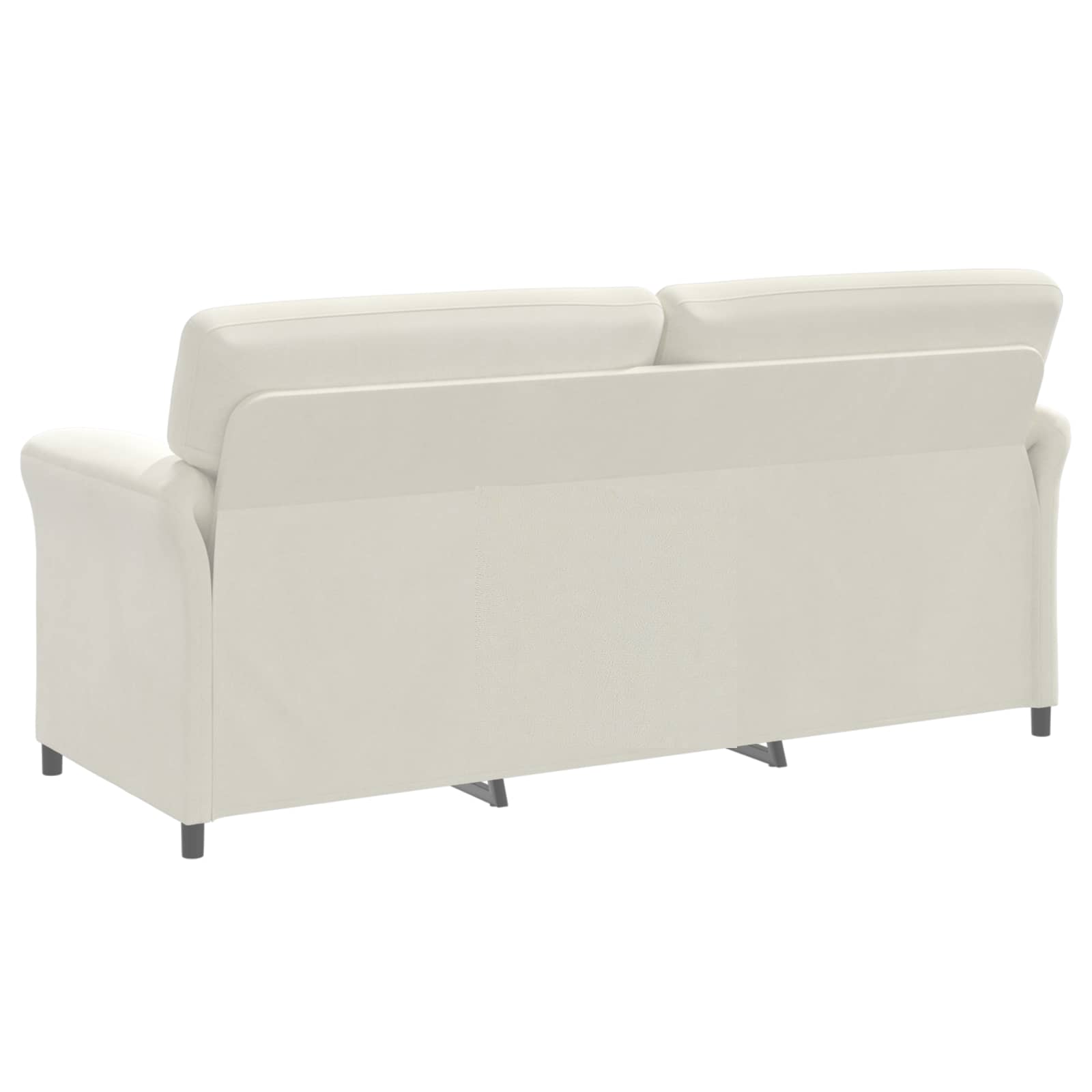 3-Zits Bank Crèmekleurig 198 x 83 x 95 cm Fluweel
