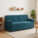 3-Zits Bank Blauw 198 x 83 x 95 cm Fluweel