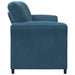 3-Zits Bank Blauw 198 x 83 x 95 cm Fluweel