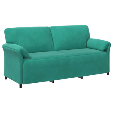 3-Zits Bank Turquoise 198 x 83 x 95 cm Fluweel