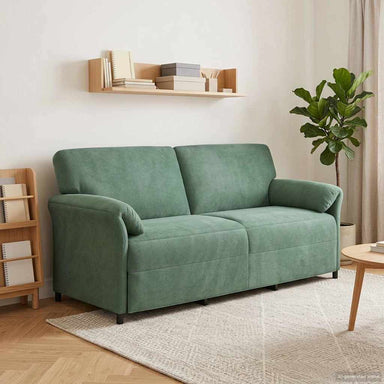 3-Zits Bank Zeegroen 198 x 83 x 95 cm Fluweel