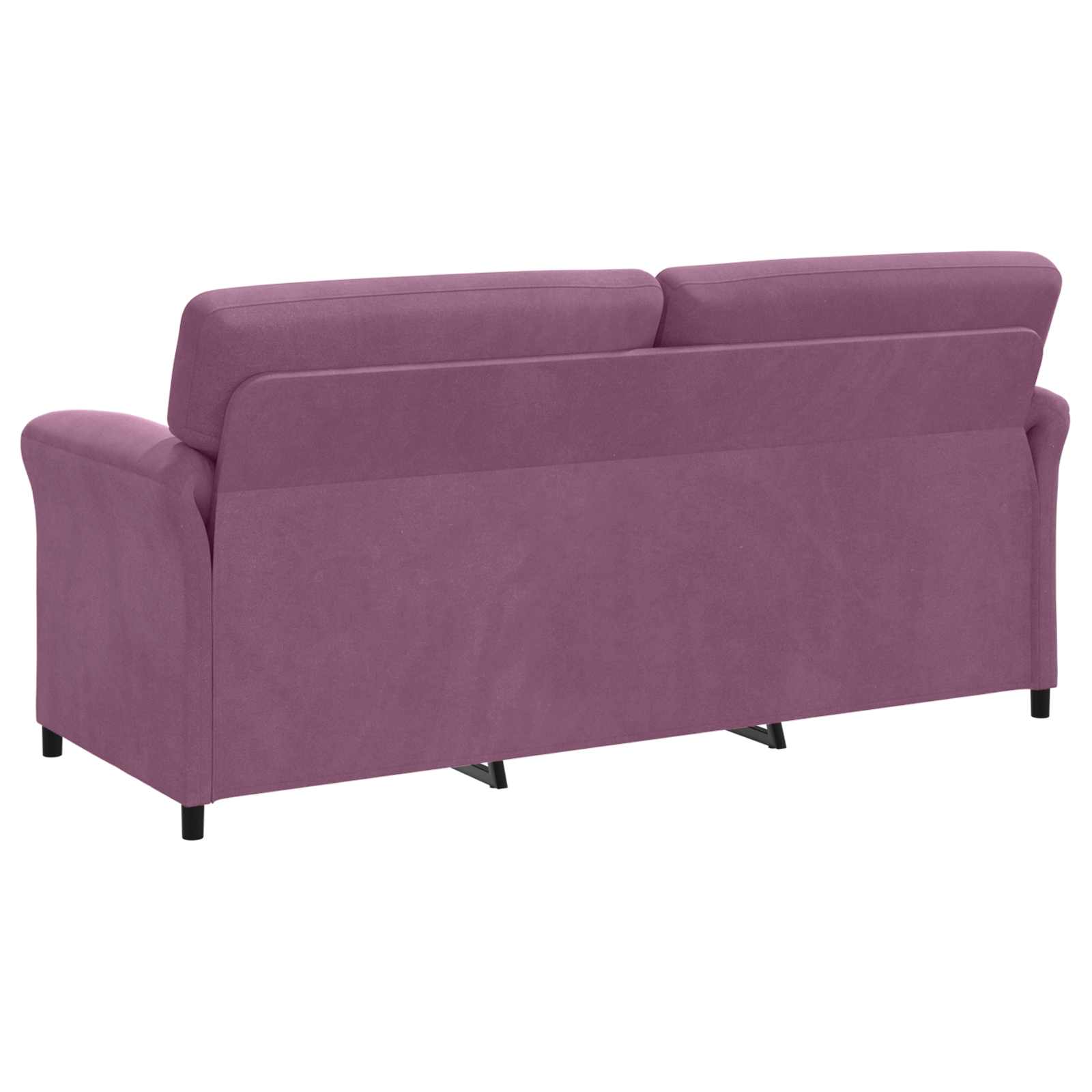 3-Zits Bank Paars 198 x 83 x 95 cm Fluweel