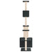 Kattenboom met sisal krabpalen Donkergrijs 177,5 cm