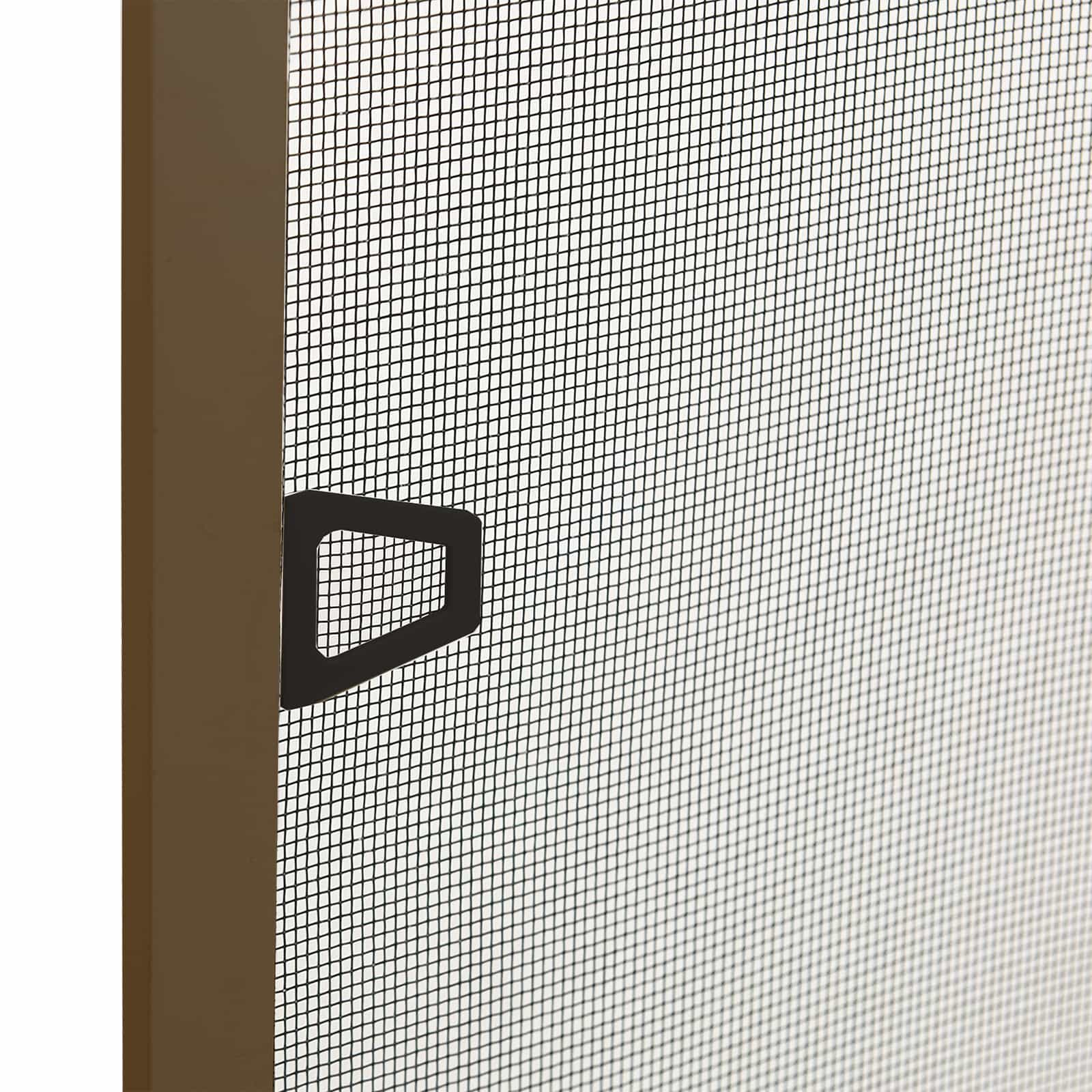 Insectenscherm voor ramen Bruin 120 x 140 cm